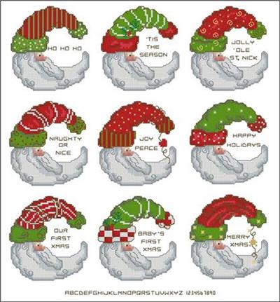 (image for) Santa Ornaments Minis (Customizable)